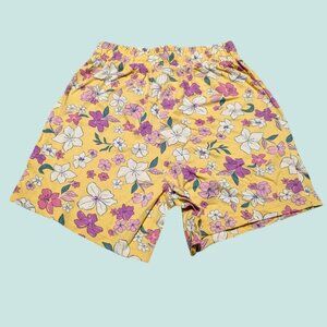 Anko's Girls Yellow Floral Print Shorts – Playful Style for Sunny Days NWOT